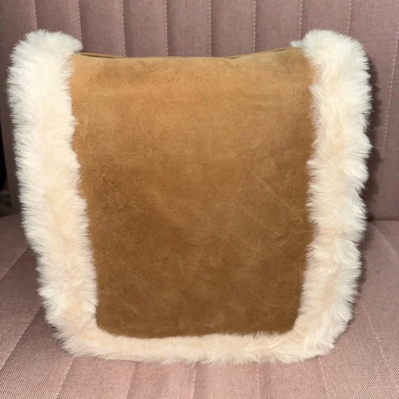 Brown and Cream Women's Bag - Picture 3 of 6